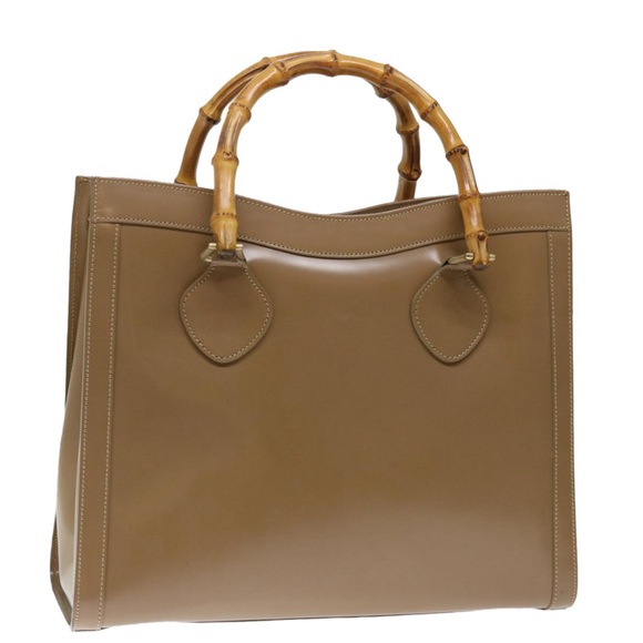 Vintage Gucci Diana Bamboo Handle Tote #180 - Picture 3 of 15